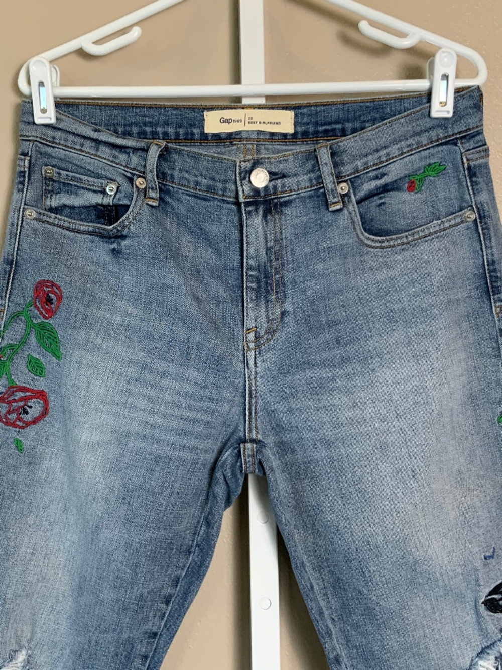 GAP AUTHENTIC 1969 Embroidered Best Girlfriend Jeans - Picture 5 of 16